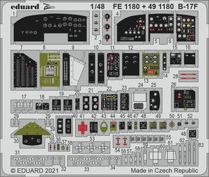 Eduard BIG49298 B-17F part I HK Models 1/48 – immagine 5