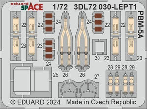 Eduard 3DL72030 PBM-5A SPACE ACADEMY 1/72 – zdjęcie 2