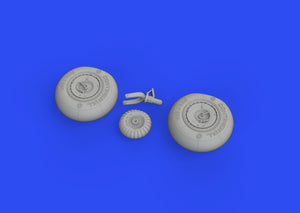 Eduard 648603 Bf 110G wheels for Eduard 1/48 – immagine 2