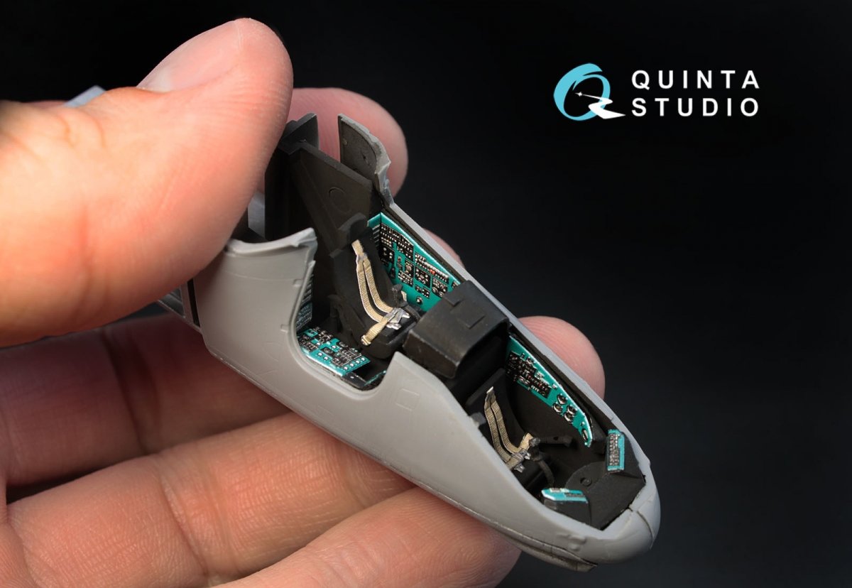 Quinta Studio QD72006 Mi-24V 3D-Printed &amp;amp; coloured Interior on decal paper (for Zvezda kit) 1/72 – immagine 5