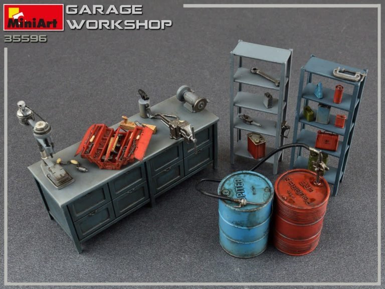 MiniArt 35596 Garage Workshop 1/35 – Bild 5