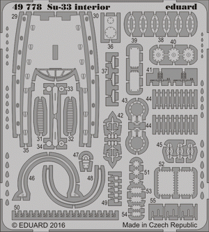 Eduard 49778 Su-33 interior KINETIC MODEL 1/48 – immagine 2
