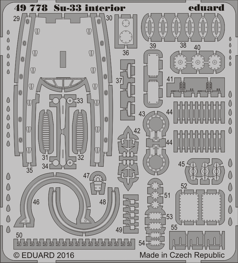Eduard 49778 Su-33 interior KINETIC MODEL 1/48 – immagine 2