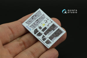 Quinta Studio QD48221 F-16B 3D-Printed &amp;amp; coloured Interior on decal paper (Hasegawa) 1/48 – Bild 9