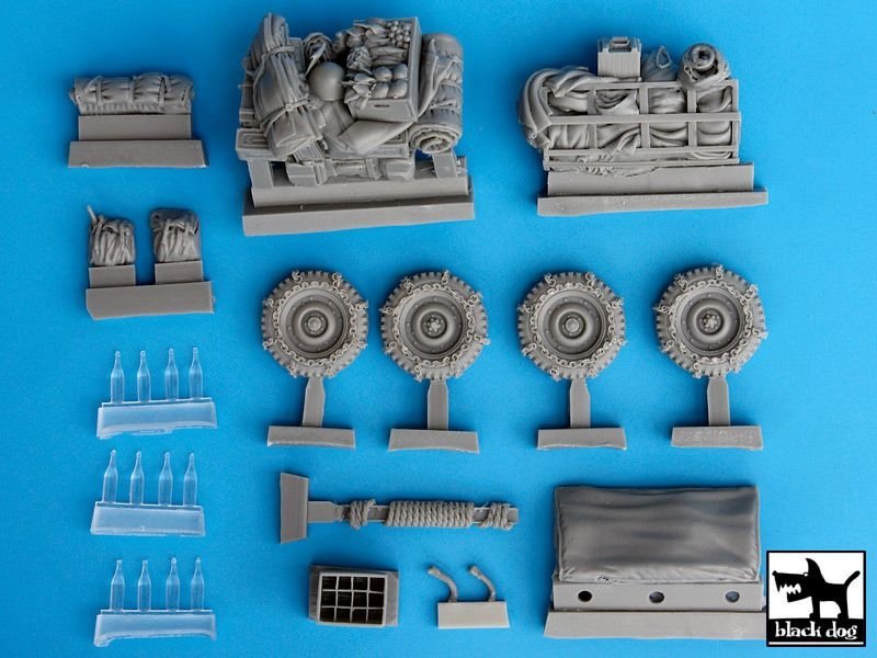Black Dog T35044 US Jeep big accessories set 1/35 – Bild 6