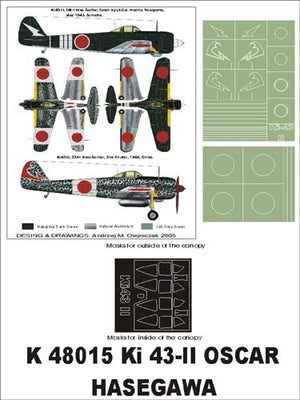 Montex K48015 Ki-43 II Oscar 1/48
