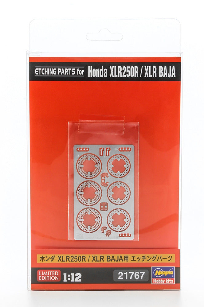 Hasegawa 21767 Etching Parts for Honda XLR 250R / XLR Baja 1/12