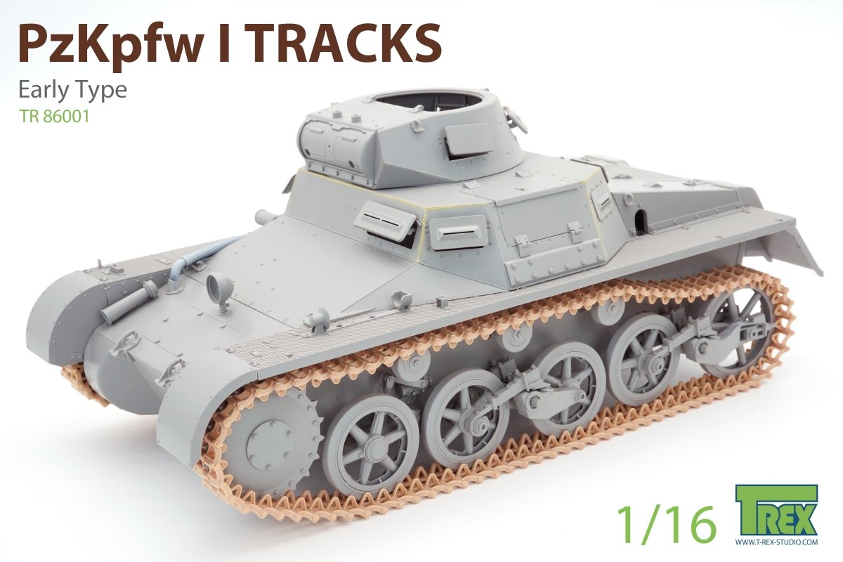 T-Rex Studio TR86001 PzKpfw I Tracks Early Type for Ausf.A only 1/16 – immagine 3