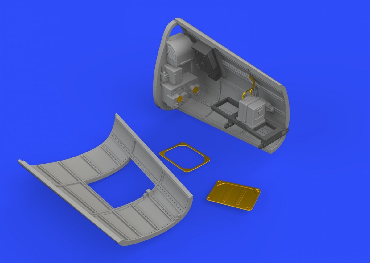 Eduard 648404 Bf 109G-6 radio compartment TAMIYA 1/48 – immagine 3