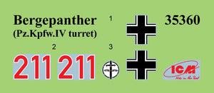 ICM 35360 Bergepanther with Pz.Kpfw.IV Turret 1/35 – immagine 3