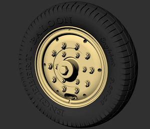 Panzer Art RE35-594 Rolls-Royce AC Road wheels (Engelbert) 1/35 – Bild 2