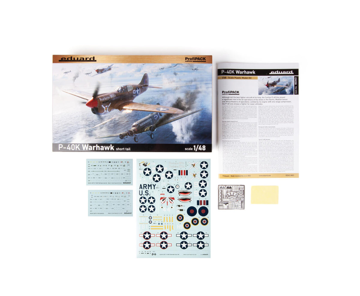 Eduard 82243 P-40K short tail 1/48 – Bild 9