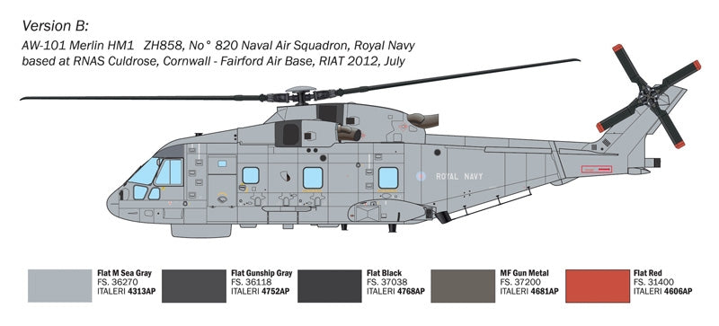 Italeri 1486 Westland AW-101 Merlin HM.1 1/72 – zdjęcie 5