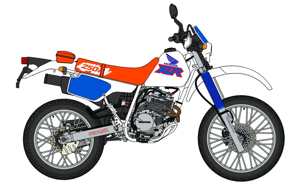 Hasegawa 21518-BK18 Honda XLR250R (MD22) (1991) 1/12