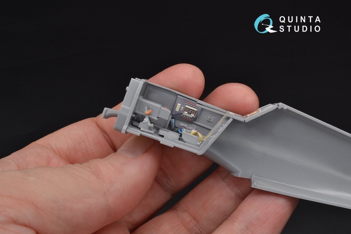 Quinta Studio QD48104 Bf 109G-6 3D-Printed &amp;amp; coloured Interior on decal paper (for Zvezda kit) 1/48 – immagine 7