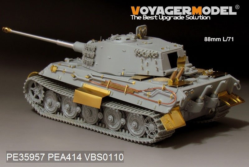 Voyager Model PE35957 WWII German King Tiger (Hensehel Turret) For HOBBYBOSS 84533 1/35 – zdjęcie 17