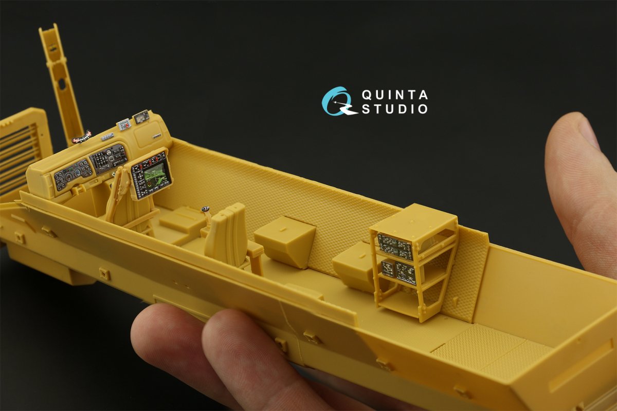 Quinta Studio QD35042 Buffalo 6x6 MPCV 3D-Printed &amp;amp; coloured Interior on decal paper (Bronco) 1/35 – immagine 7