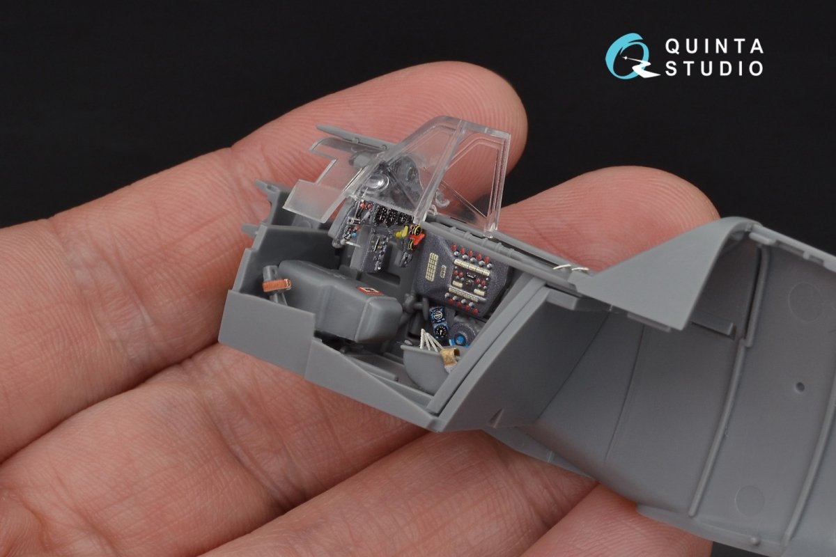 Quinta Studio QD48103 Bf 109G-6 3D-Printed &amp;amp; coloured Interior on decal paper (for Tamiya kit) 1/48 – Bild 10
