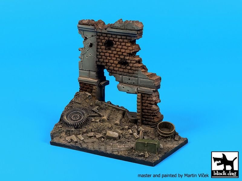 Black Dog D35115 Europe street ruin base 1/35 – immagine 4
