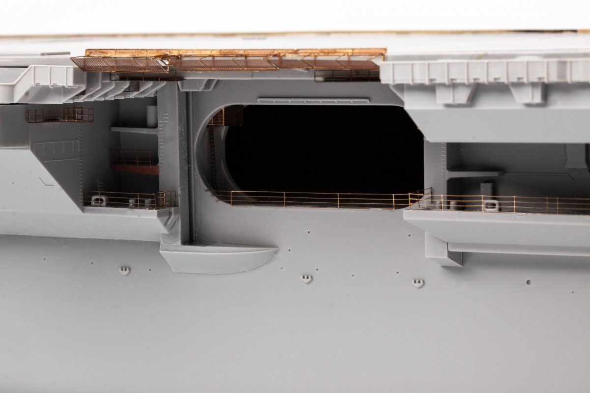 Eduard 53283 USS Constellation CV-64 part 3 - railings &amp;amp; safety nets TRUMPETER 1/350 – immagine 6