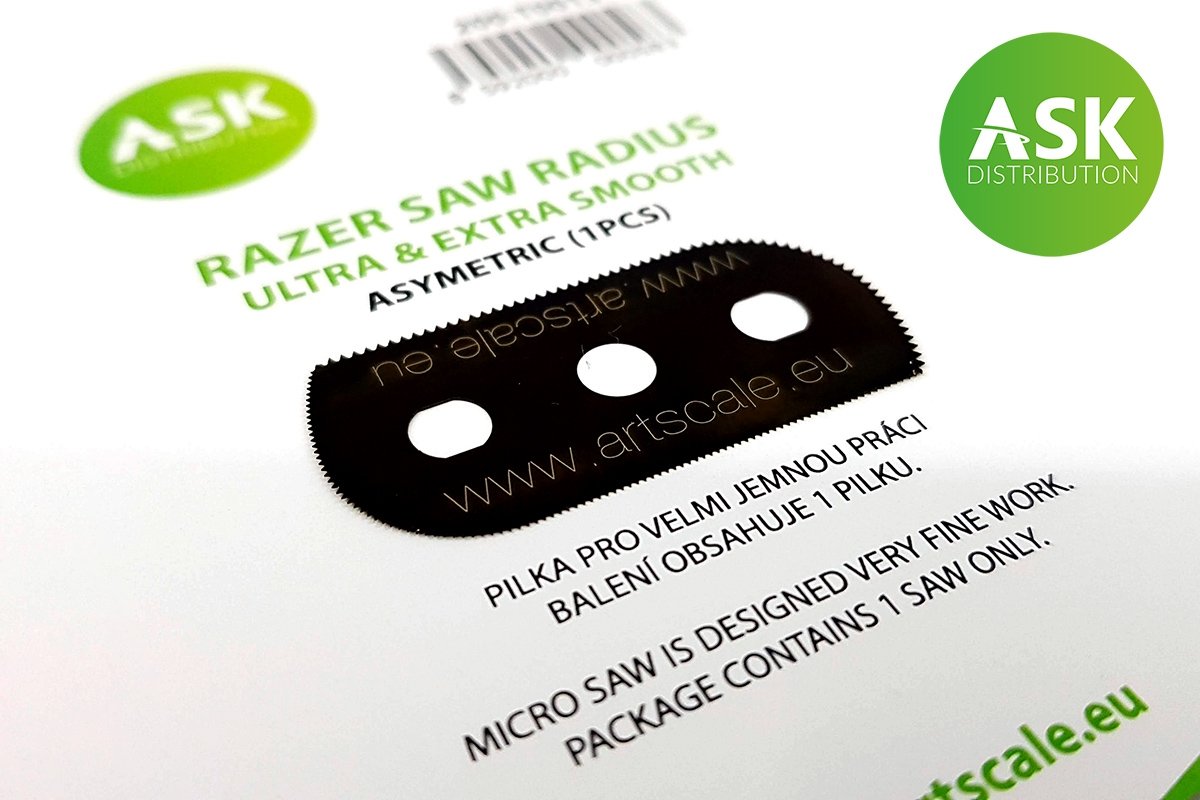 ASK T0016 Razor Saw Radius: ultra & extra smooth asymetric (5 pcs) 65/105 teeth