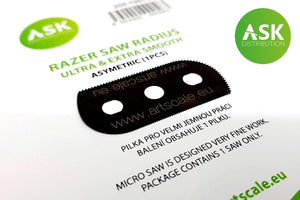 ASK T0016 Razor Saw Radius: ultra &amp;amp; extra smooth asymetric (5 pcs) 65/105 teeth