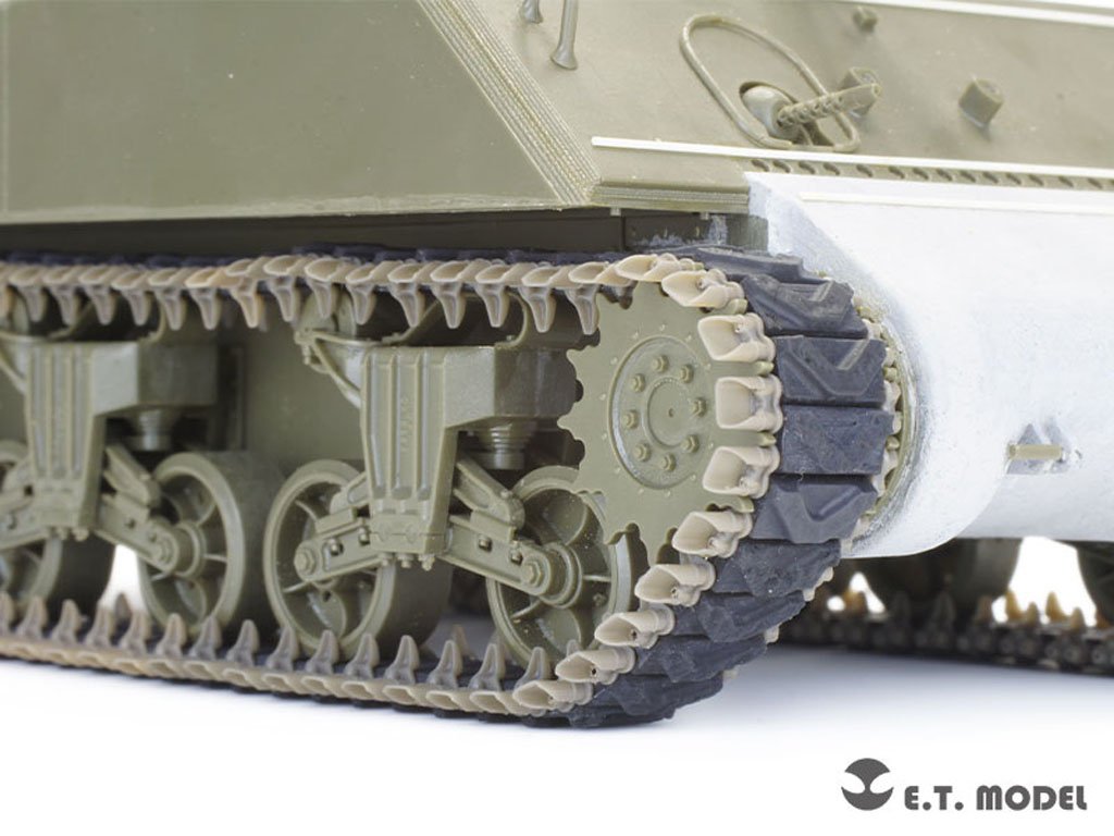 E.T. Model P35-094 WWII US ARMY M4 Sherman Extended End Connectors &amp;quot;Duck bill&amp;quot; type 2 1/35 – immagine 2