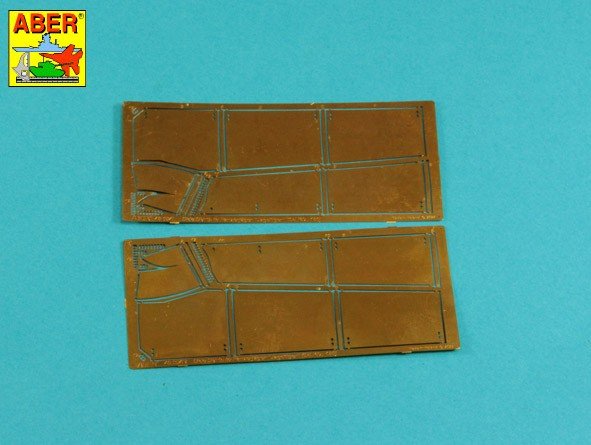 Aber 48054 Jagdtiger Sd.Kfz. 186 – Side skirts for Jagdtiger Sd.Kfz. 186 1/48