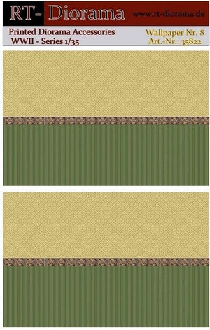 Accessoires imprimés RT-Diorama 35822 : Papier peint n° 8 1/35