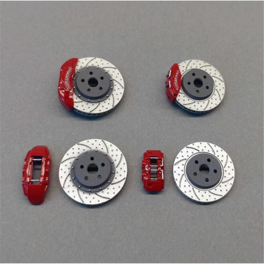 Yamamoto YMPTUN115 Universal Brake Kit Type A - 4 Pcs 1/24 – imagen 4