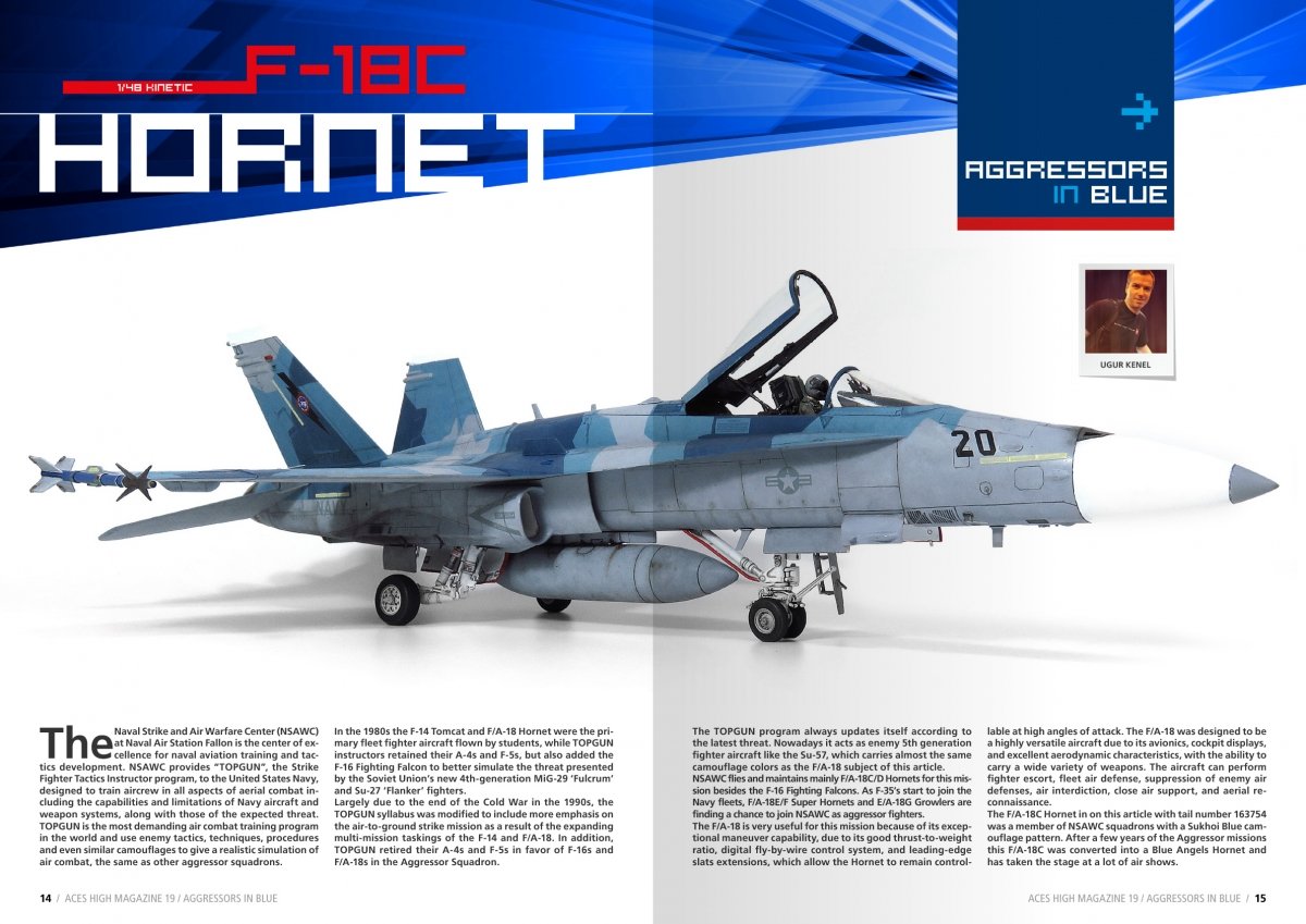 AK-Interactive AK2941 ACES HIGH 19: AGGRESSORS IN BLUE (English / Spanish) – immagine 3