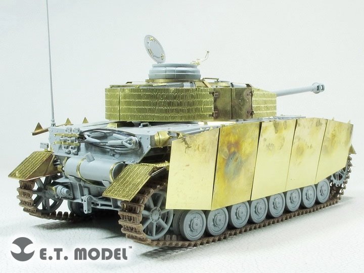 E.T. Model E35-290 WWII German Pz.Kpfw.IV Ausf.H w/Zimmerit Schurzen (Mid version) For DRAGON 1/35 – Bild 5