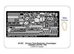 Aber 48052 Niemiecki niszczyciel czołgów Jagdtiger - Sd.Kfz. 186 / Panzerjäger Jagdtiger Sd.Kfz.186 - GERMAN TANK DESTROYER 1/48 – immagine 7