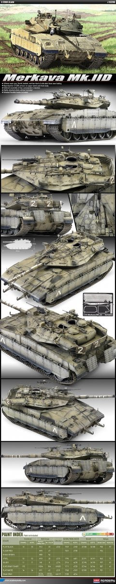 Academy 13286 Merkava Mk.IID 1/35 – image 3