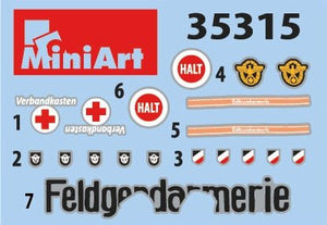 MiniArt 35315 GERMAN FELDGENDARMERIE. SPECIAL EDITION 1/35 – zdjęcie 6