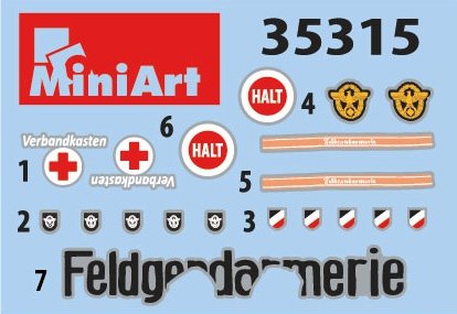 MiniArt 35315 GERMAN FELDGENDARMERIE. SPECIAL EDITION 1/35 – zdjęcie 6