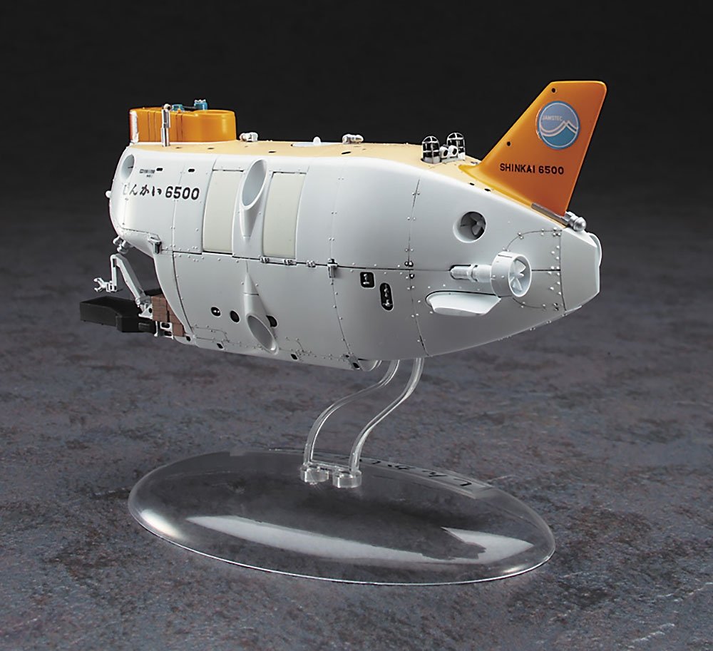 Hasegawa SP492 Manned submersible research ship Shinkai 6500 w / 30th anniversary special emblem 1/72 – immagine 4