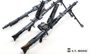 E.T. Model P06-001 WWII German Mg42 Machine Gun &amp;amp; Ammo Box (3D Printed) 1/6 – immagine 8
