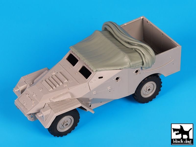 Black Dog T35134 BTR 40 rolled canvas 1/35 – Bild 6