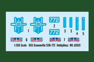 Hobby Boss 83531 USS Greeneville SSN-772 1/350 – zdjęcie 3