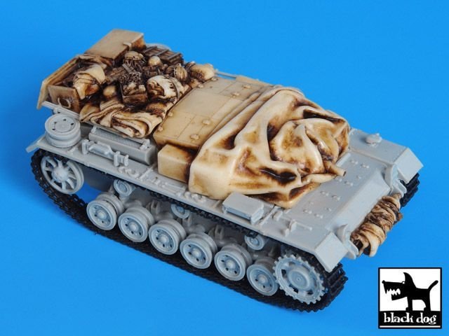 Black Dog T72020 Sturmgeschutz III E accessories set for Trumpeter 1/72 – immagine 3
