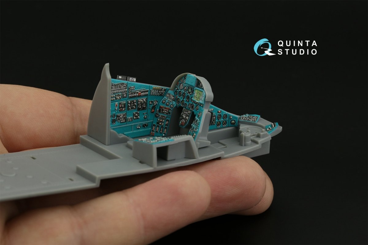 Quinta Studio QD48356 Mi-24D 3D-Printed &amp;amp; coloured Interior on decal paper (Trumpeter) 1/48 – immagine 11
