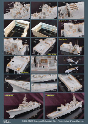 MK1 Design MS-35038 JMSDF Murasame Detail-UP 1/350 – zdjęcie 6