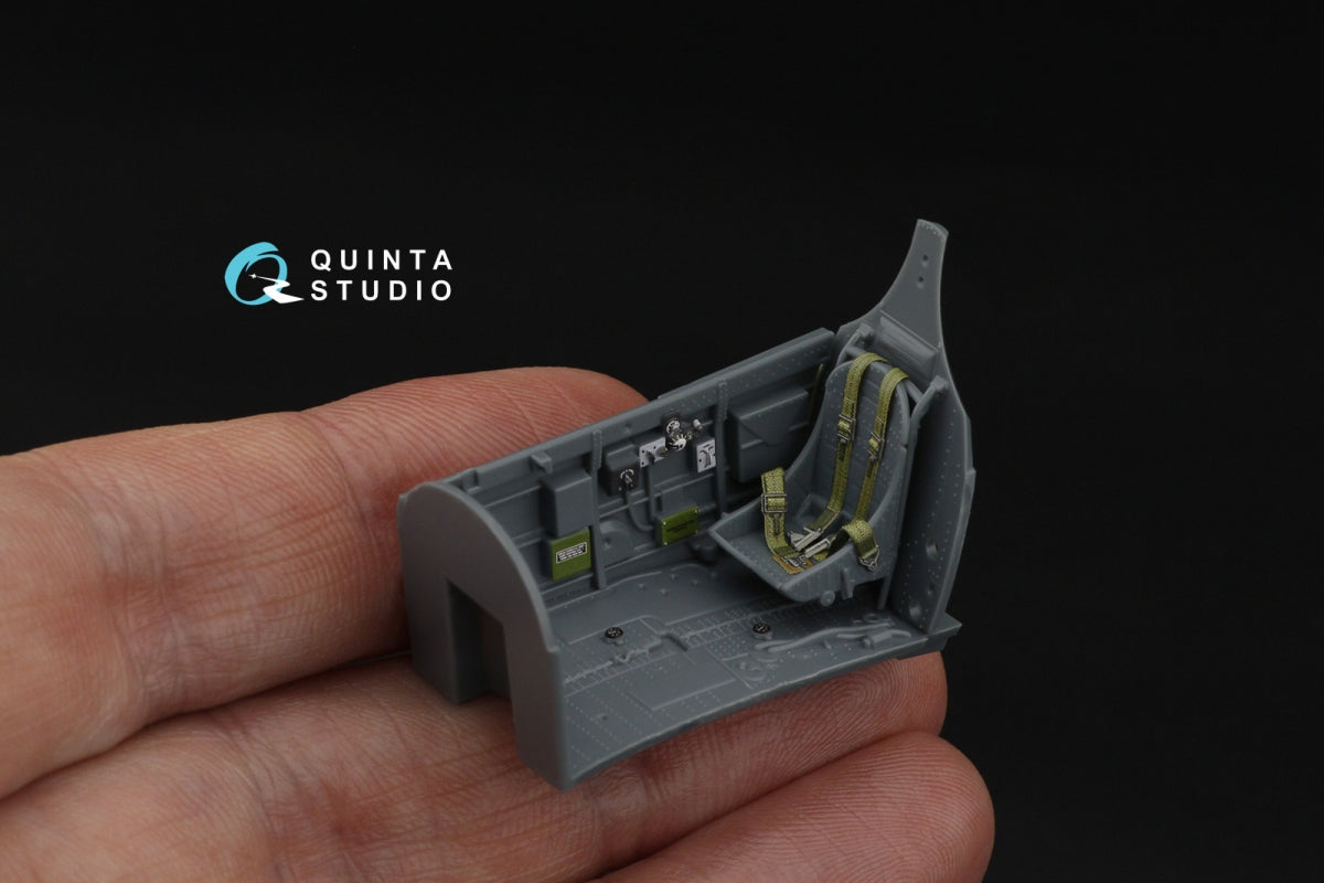 Quinta Studio QD48587 P-40E Warhawk 3D-Printed &amp;amp; coloured Interior on decal paper (Eduard) 1/48 – zdjęcie 13