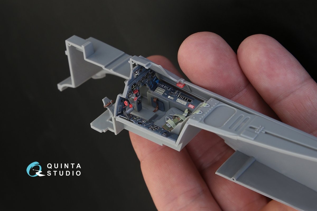 Quinta Studio QD32055 FW 190A-5 3D-Printed &amp;amp; coloured Interior on decal paper (for Hasegawa kit) 1/32 – imagen 8