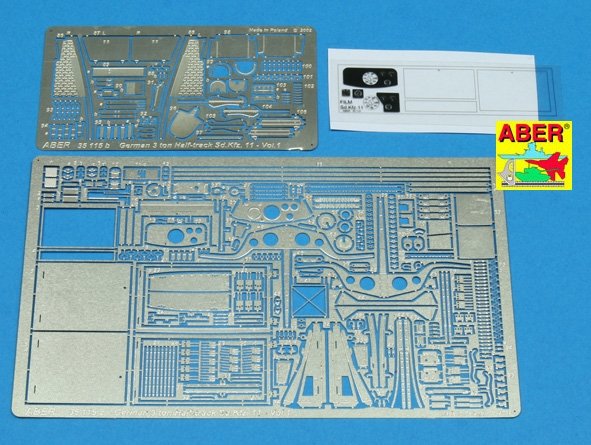 Aber 35115 Sd.Kfz. 11 Vol.1 zestaw podstawowy (AFV) 1/35
