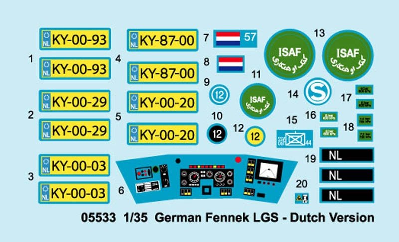 Trumpeter 05533 German Fennek LGS Dutch Version 1/35 – image 4