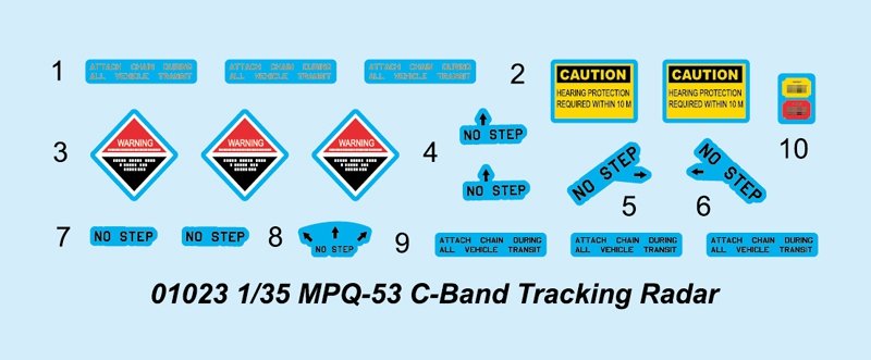 Trumpeter 01023 MPQ-53 C-Band Tracking Radar 1/35 – immagine 2