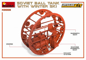 MiniArt 40008 SOVIET BALL TANK w/ WINTER SKI. INTERIOR KIT 1/35 – zdjęcie 17