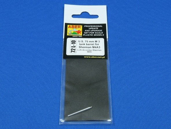 Aber 72L-10 75mm M3 barrel for Sherman M4A3 tank / US 75mm M3 tank barrel for Sherman M4A3 1/72 – image 4